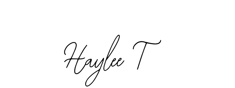 It looks lik you need a new signature style for name Haylee T. Design unique handwritten (Bearetta-2O07w) signature with our free signature maker in just a few clicks. Haylee T signature style 12 images and pictures png