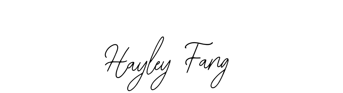 Design your own signature with our free online signature maker. With this signature software, you can create a handwritten (Bearetta-2O07w) signature for name Hayley Fang. Hayley Fang signature style 12 images and pictures png