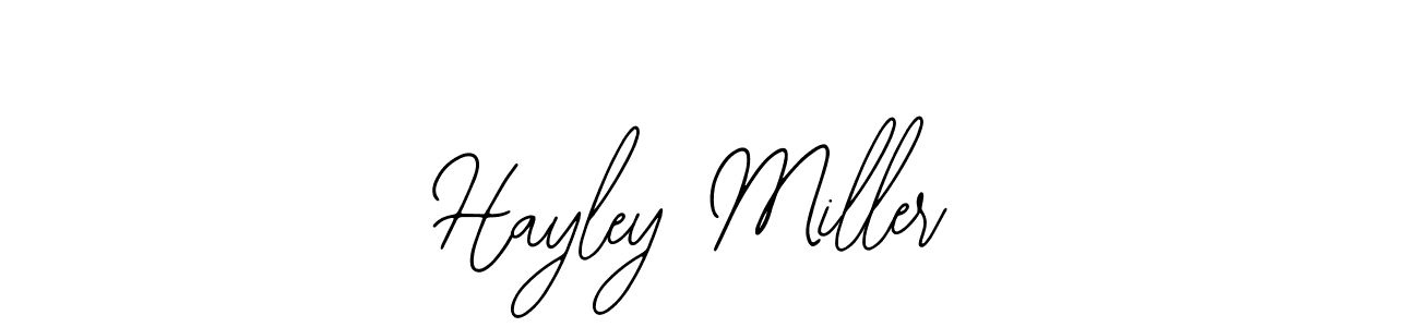 Use a signature maker to create a handwritten signature online. With this signature software, you can design (Bearetta-2O07w) your own signature for name Hayley Miller. Hayley Miller signature style 12 images and pictures png