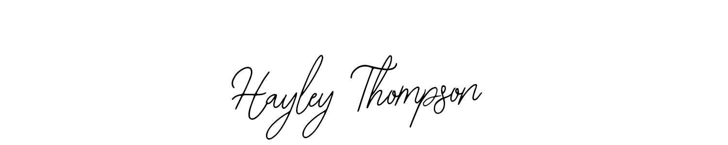 This is the best signature style for the Hayley Thompson name. Also you like these signature font (Bearetta-2O07w). Mix name signature. Hayley Thompson signature style 12 images and pictures png