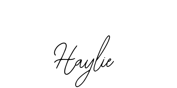 How to make Haylie name signature. Use Bearetta-2O07w style for creating short signs online. This is the latest handwritten sign. Haylie signature style 12 images and pictures png