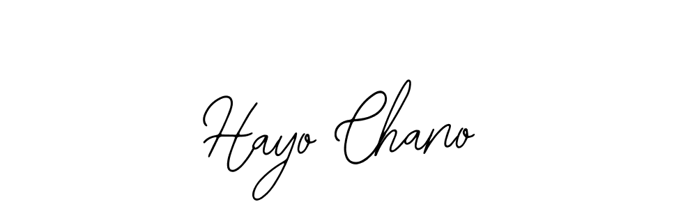 The best way (Bearetta-2O07w) to make a short signature is to pick only two or three words in your name. The name Hayo Chano include a total of six letters. For converting this name. Hayo Chano signature style 12 images and pictures png
