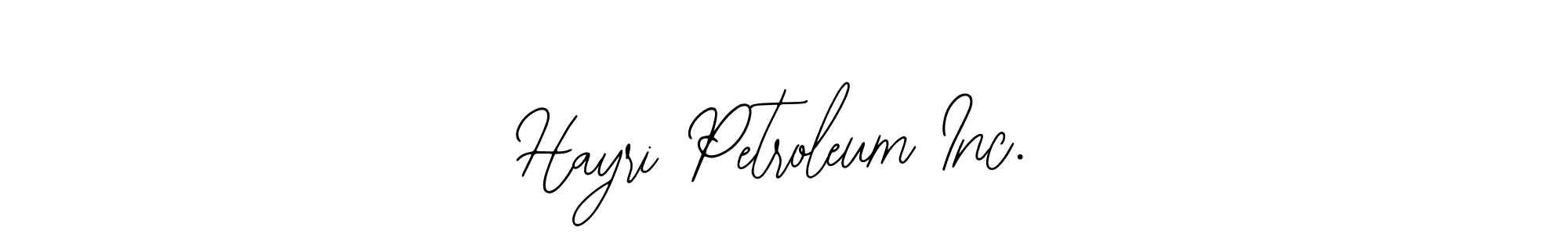 How to Draw Hayri Petroleum Inc. signature style? Bearetta-2O07w is a latest design signature styles for name Hayri Petroleum Inc.. Hayri Petroleum Inc. signature style 12 images and pictures png