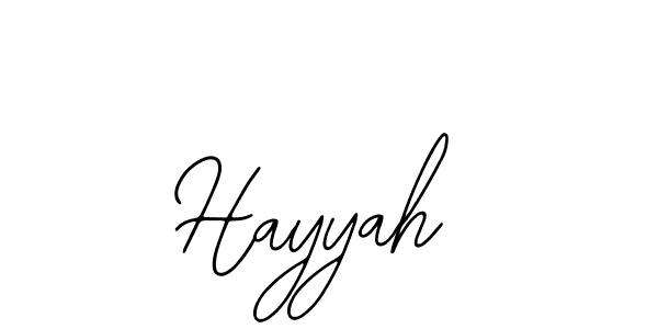 You should practise on your own different ways (Bearetta-2O07w) to write your name (Hayyah) in signature. don't let someone else do it for you. Hayyah signature style 12 images and pictures png