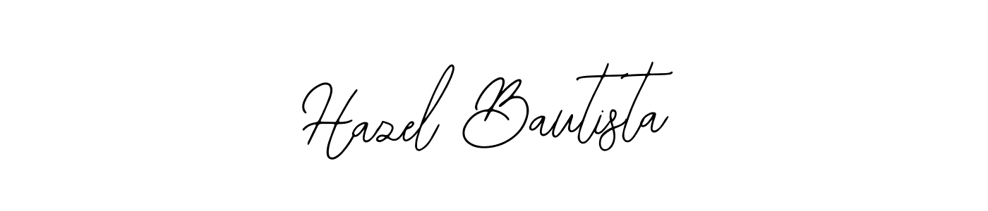 Bearetta-2O07w is a professional signature style that is perfect for those who want to add a touch of class to their signature. It is also a great choice for those who want to make their signature more unique. Get Hazel Bautista name to fancy signature for free. Hazel Bautista signature style 12 images and pictures png