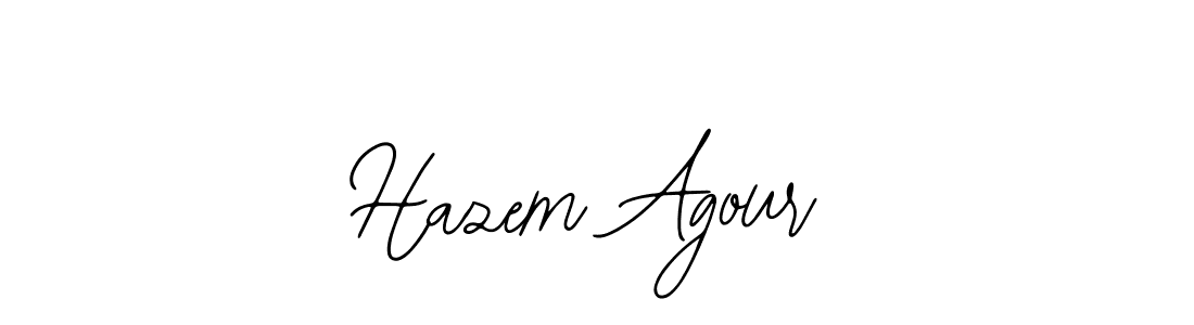 The best way (Bearetta-2O07w) to make a short signature is to pick only two or three words in your name. The name Hazem Agour include a total of six letters. For converting this name. Hazem Agour signature style 12 images and pictures png