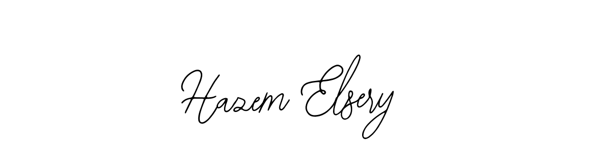 Also You can easily find your signature by using the search form. We will create Hazem Elsery name handwritten signature images for you free of cost using Bearetta-2O07w sign style. Hazem Elsery signature style 12 images and pictures png