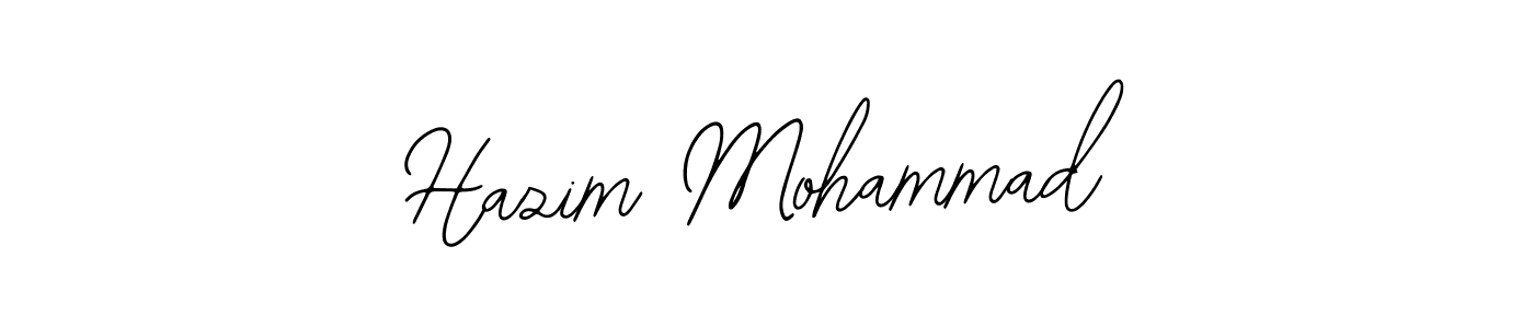 if you are searching for the best signature style for your name Hazim Mohammad. so please give up your signature search. here we have designed multiple signature styles  using Bearetta-2O07w. Hazim Mohammad signature style 12 images and pictures png
