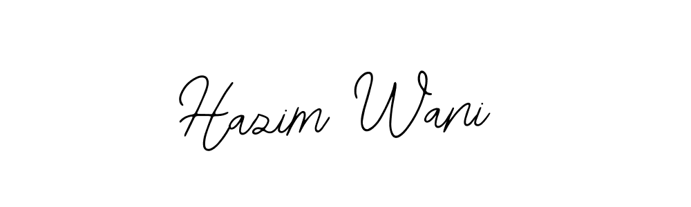 Also we have Hazim Wani name is the best signature style. Create professional handwritten signature collection using Bearetta-2O07w autograph style. Hazim Wani signature style 12 images and pictures png