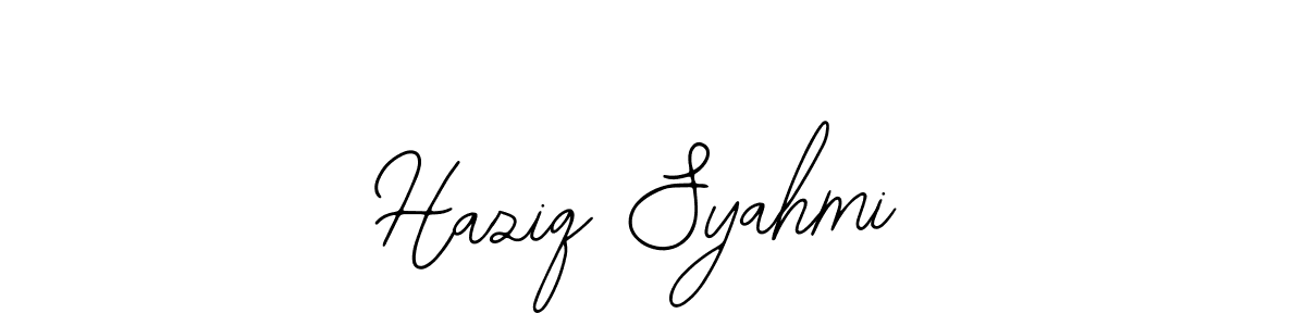 How to Draw Haziq Syahmi signature style? Bearetta-2O07w is a latest design signature styles for name Haziq Syahmi. Haziq Syahmi signature style 12 images and pictures png
