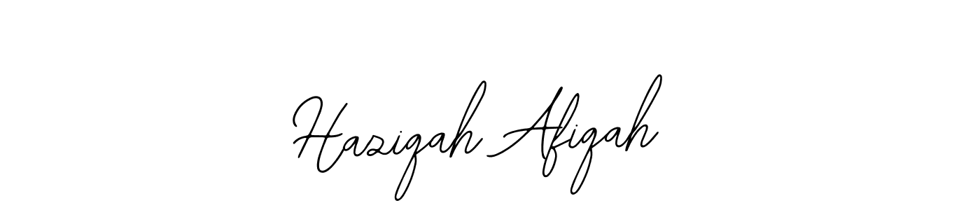 Similarly Bearetta-2O07w is the best handwritten signature design. Signature creator online .You can use it as an online autograph creator for name Haziqah Afiqah. Haziqah Afiqah signature style 12 images and pictures png