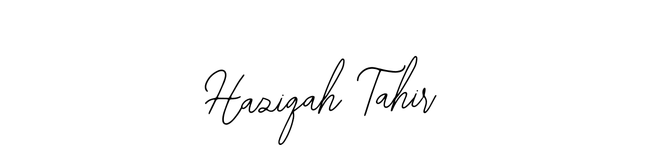 Make a beautiful signature design for name Haziqah Tahir. Use this online signature maker to create a handwritten signature for free. Haziqah Tahir signature style 12 images and pictures png