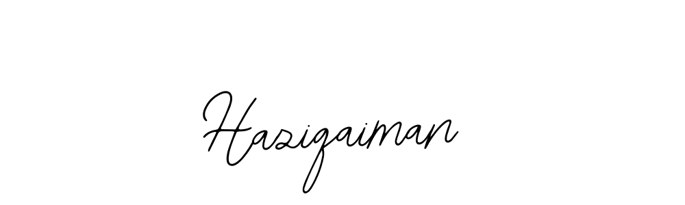 The best way (Bearetta-2O07w) to make a short signature is to pick only two or three words in your name. The name Haziqaiman include a total of six letters. For converting this name. Haziqaiman signature style 12 images and pictures png