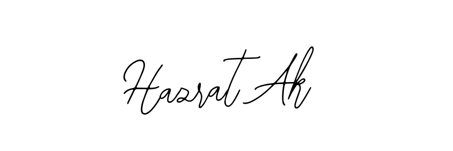 Use a signature maker to create a handwritten signature online. With this signature software, you can design (Bearetta-2O07w) your own signature for name Hazrat Ak. Hazrat Ak signature style 12 images and pictures png