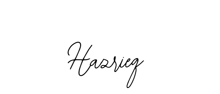 Make a beautiful signature design for name Hazrieq. Use this online signature maker to create a handwritten signature for free. Hazrieq signature style 12 images and pictures png