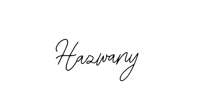 Design your own signature with our free online signature maker. With this signature software, you can create a handwritten (Bearetta-2O07w) signature for name Hazwany. Hazwany signature style 12 images and pictures png