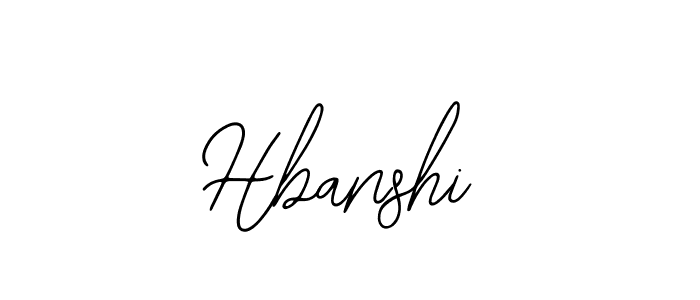 if you are searching for the best signature style for your name Hbanshi. so please give up your signature search. here we have designed multiple signature styles  using Bearetta-2O07w. Hbanshi signature style 12 images and pictures png