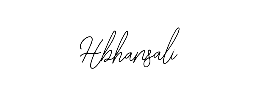 Design your own signature with our free online signature maker. With this signature software, you can create a handwritten (Bearetta-2O07w) signature for name Hbhansali. Hbhansali signature style 12 images and pictures png