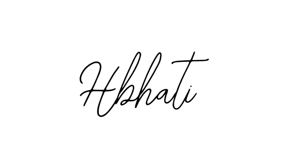 You should practise on your own different ways (Bearetta-2O07w) to write your name (Hbhati) in signature. don't let someone else do it for you. Hbhati signature style 12 images and pictures png