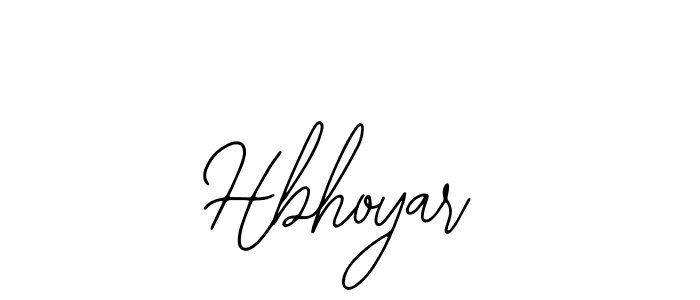 Design your own signature with our free online signature maker. With this signature software, you can create a handwritten (Bearetta-2O07w) signature for name Hbhoyar. Hbhoyar signature style 12 images and pictures png