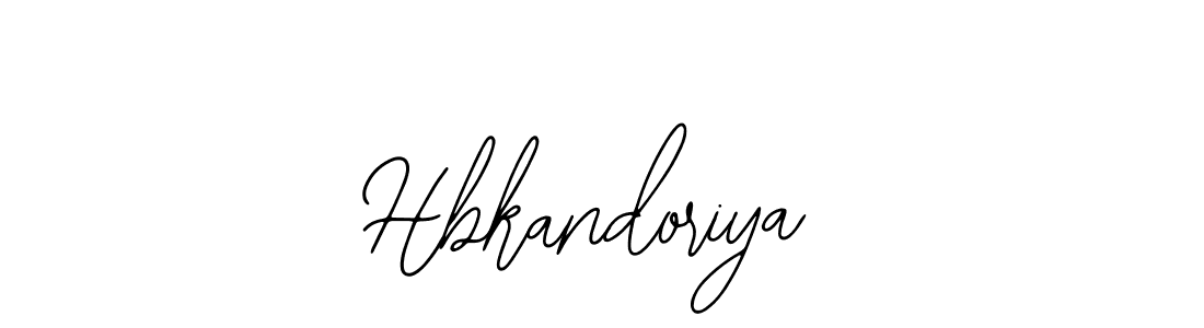 The best way (Bearetta-2O07w) to make a short signature is to pick only two or three words in your name. The name Hbkandoriya include a total of six letters. For converting this name. Hbkandoriya signature style 12 images and pictures png