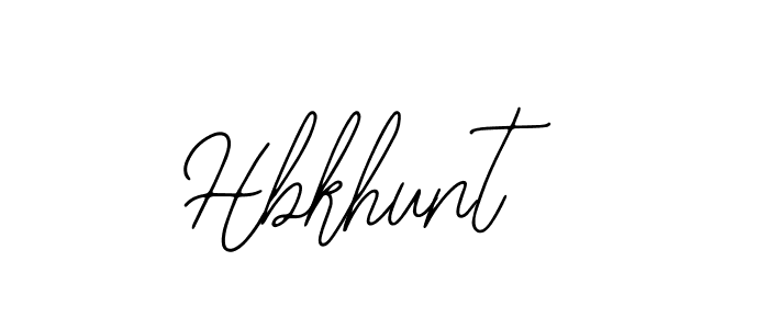 Create a beautiful signature design for name Hbkhunt. With this signature (Bearetta-2O07w) fonts, you can make a handwritten signature for free. Hbkhunt signature style 12 images and pictures png