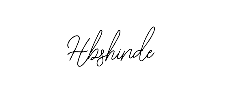 Make a beautiful signature design for name Hbshinde. Use this online signature maker to create a handwritten signature for free. Hbshinde signature style 12 images and pictures png