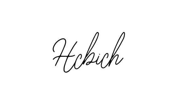 Create a beautiful signature design for name Hcbich. With this signature (Bearetta-2O07w) fonts, you can make a handwritten signature for free. Hcbich signature style 12 images and pictures png
