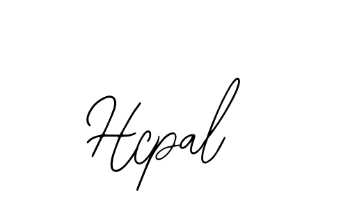 Use a signature maker to create a handwritten signature online. With this signature software, you can design (Bearetta-2O07w) your own signature for name Hcpal. Hcpal signature style 12 images and pictures png