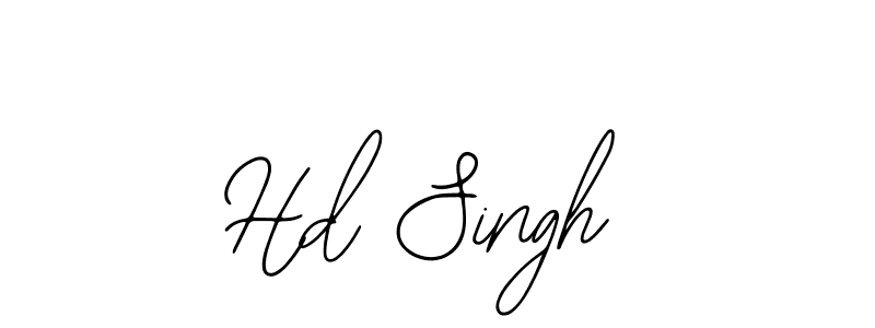 Make a beautiful signature design for name Hd Singh. With this signature (Bearetta-2O07w) style, you can create a handwritten signature for free. Hd Singh signature style 12 images and pictures png