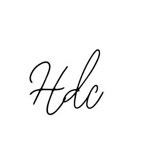 Make a beautiful signature design for name Hdc. With this signature (Bearetta-2O07w) style, you can create a handwritten signature for free. Hdc signature style 12 images and pictures png