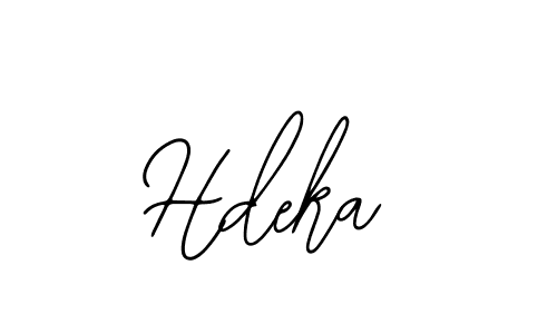 Make a beautiful signature design for name Hdeka. Use this online signature maker to create a handwritten signature for free. Hdeka signature style 12 images and pictures png