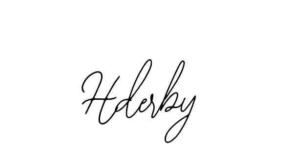 if you are searching for the best signature style for your name Hderby. so please give up your signature search. here we have designed multiple signature styles  using Bearetta-2O07w. Hderby signature style 12 images and pictures png