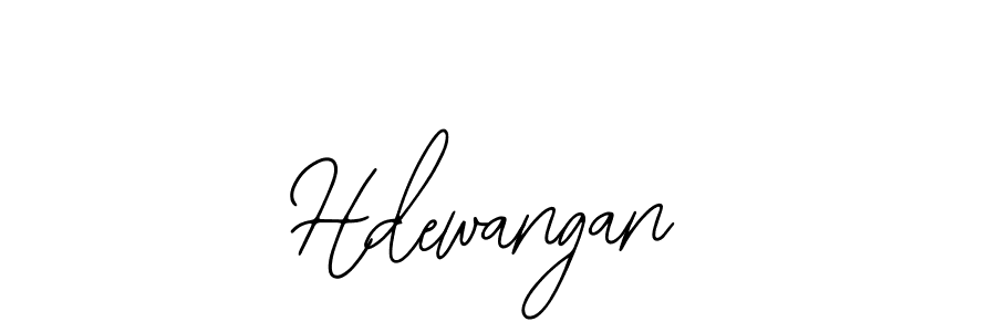 Design your own signature with our free online signature maker. With this signature software, you can create a handwritten (Bearetta-2O07w) signature for name Hdewangan. Hdewangan signature style 12 images and pictures png