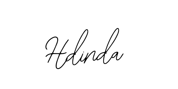 How to make Hdinda signature? Bearetta-2O07w is a professional autograph style. Create handwritten signature for Hdinda name. Hdinda signature style 12 images and pictures png