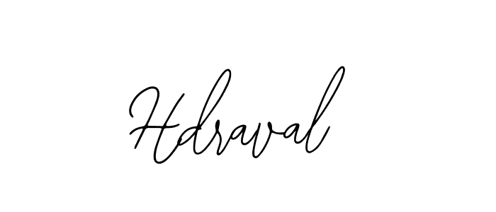 How to make Hdraval signature? Bearetta-2O07w is a professional autograph style. Create handwritten signature for Hdraval name. Hdraval signature style 12 images and pictures png