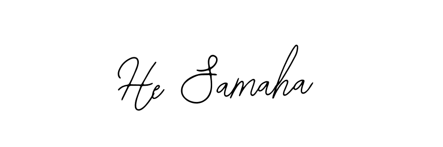 This is the best signature style for the He Samaha name. Also you like these signature font (Bearetta-2O07w). Mix name signature. He Samaha signature style 12 images and pictures png