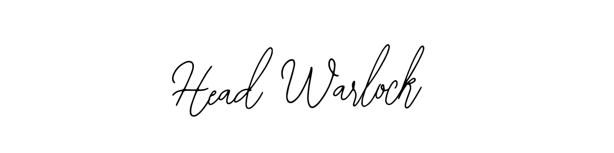 Use a signature maker to create a handwritten signature online. With this signature software, you can design (Bearetta-2O07w) your own signature for name Head Warlock. Head Warlock signature style 12 images and pictures png