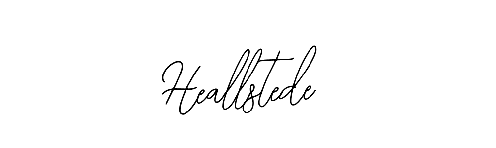 You should practise on your own different ways (Bearetta-2O07w) to write your name (Heallstede) in signature. don't let someone else do it for you. Heallstede signature style 12 images and pictures png