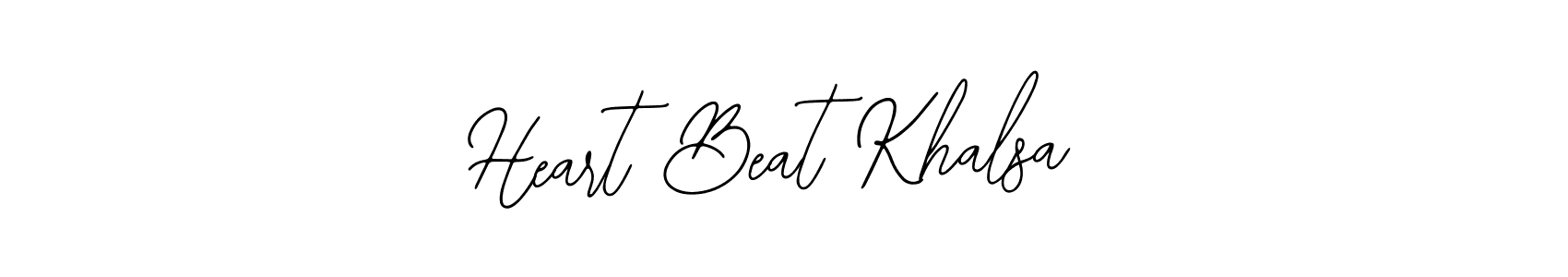The best way (Bearetta-2O07w) to make a short signature is to pick only two or three words in your name. The name Heart Beat Khalsa include a total of six letters. For converting this name. Heart Beat Khalsa signature style 12 images and pictures png