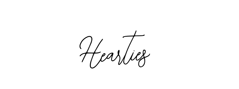 Hearties stylish signature style. Best Handwritten Sign (Bearetta-2O07w) for my name. Handwritten Signature Collection Ideas for my name Hearties. Hearties signature style 12 images and pictures png