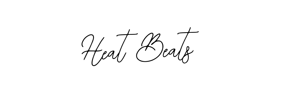 Make a beautiful signature design for name Heat Beats. With this signature (Bearetta-2O07w) style, you can create a handwritten signature for free. Heat Beats signature style 12 images and pictures png