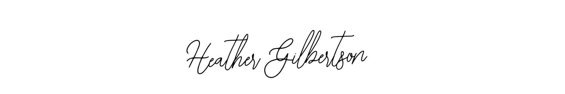 Use a signature maker to create a handwritten signature online. With this signature software, you can design (Bearetta-2O07w) your own signature for name Heather Gilbertson. Heather Gilbertson signature style 12 images and pictures png