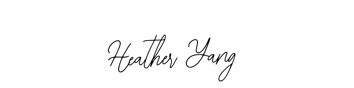 Design your own signature with our free online signature maker. With this signature software, you can create a handwritten (Bearetta-2O07w) signature for name Heather Yang. Heather Yang signature style 12 images and pictures png