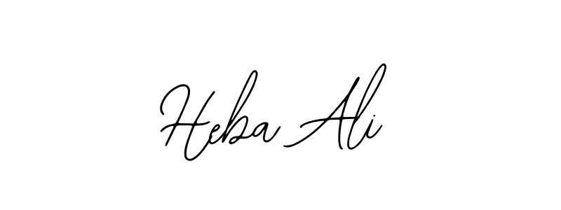 Bearetta-2O07w is a professional signature style that is perfect for those who want to add a touch of class to their signature. It is also a great choice for those who want to make their signature more unique. Get Heba Ali name to fancy signature for free. Heba Ali signature style 12 images and pictures png