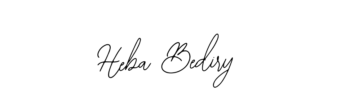 Make a beautiful signature design for name Heba Bediry. With this signature (Bearetta-2O07w) style, you can create a handwritten signature for free. Heba Bediry signature style 12 images and pictures png