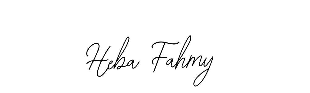 Create a beautiful signature design for name Heba Fahmy. With this signature (Bearetta-2O07w) fonts, you can make a handwritten signature for free. Heba Fahmy signature style 12 images and pictures png