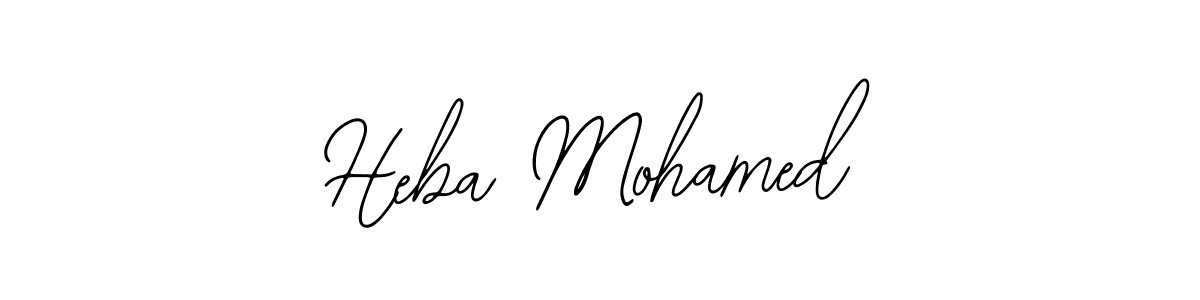 Also You can easily find your signature by using the search form. We will create Heba Mohamed name handwritten signature images for you free of cost using Bearetta-2O07w sign style. Heba Mohamed signature style 12 images and pictures png