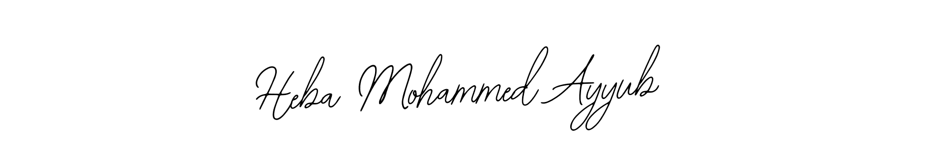It looks lik you need a new signature style for name Heba Mohammed Ayyub. Design unique handwritten (Bearetta-2O07w) signature with our free signature maker in just a few clicks. Heba Mohammed Ayyub signature style 12 images and pictures png