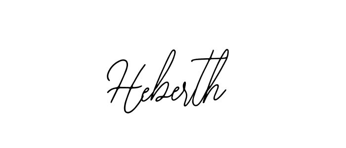 Make a beautiful signature design for name Heberth. With this signature (Bearetta-2O07w) style, you can create a handwritten signature for free. Heberth signature style 12 images and pictures png
